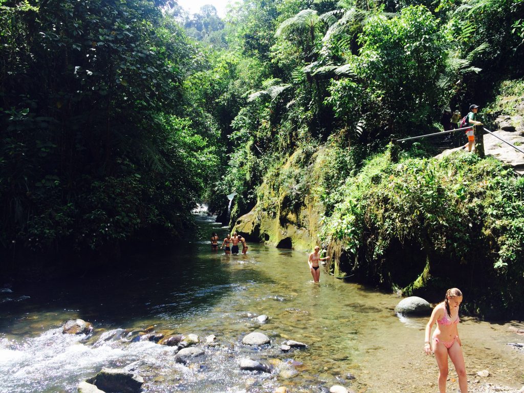 Coming back from the slide.