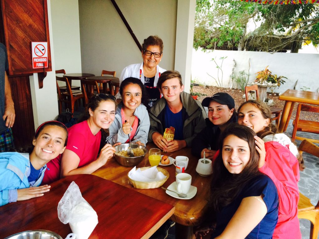 Cooking lesson with Marlena on Isla Isabela.